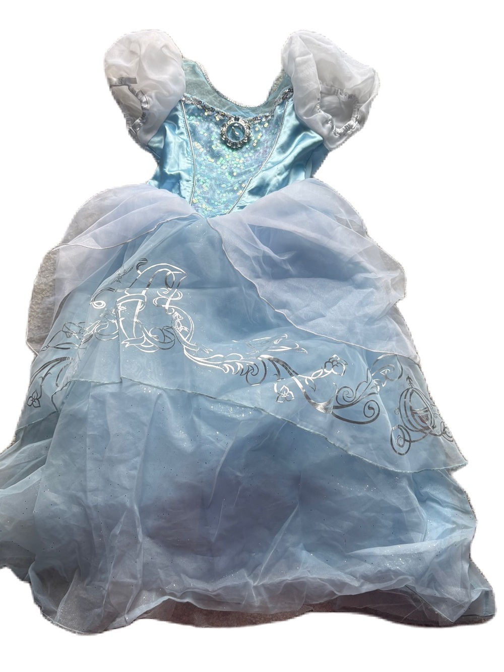 Disney Store Cinderella Dress Gown Sz 7/8 Princess World Land Cruise Halloween